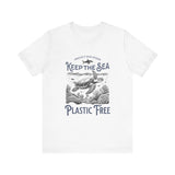 Eco-Friendly Sea Turtle Tee, Ocean Lover Shirt, Plastic Free T-Shirt | Bella Canvas
