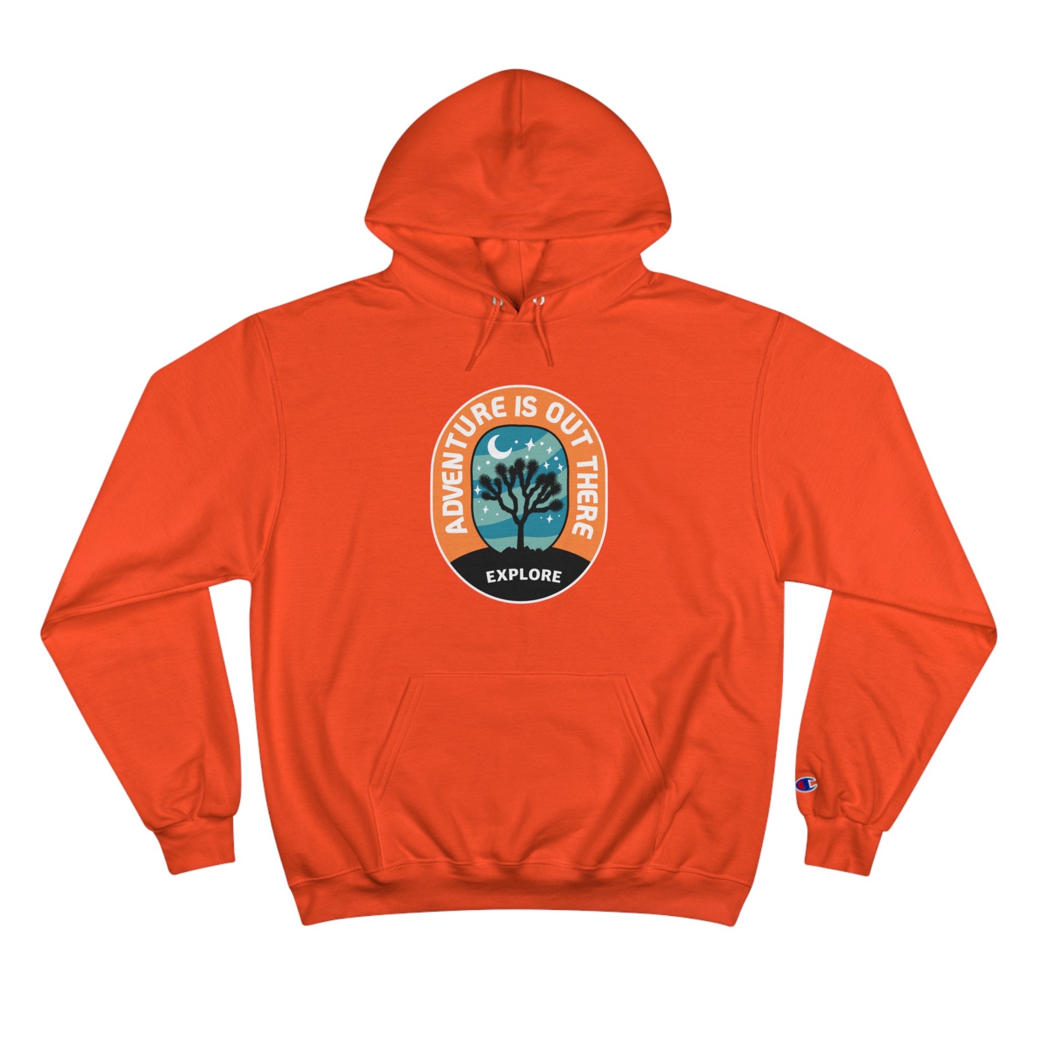 Adventure is out there Champion Hoodie