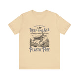 Eco-Friendly Sea Turtle Tee, Ocean Lover Shirt, Plastic Free T-Shirt | Bella Canvas