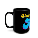 Vibrant Sober Mug - Clean & Sober AF Coffee Cup, Gift for Recovery, Motivational Mug for Sober Living, Daily Affirmation