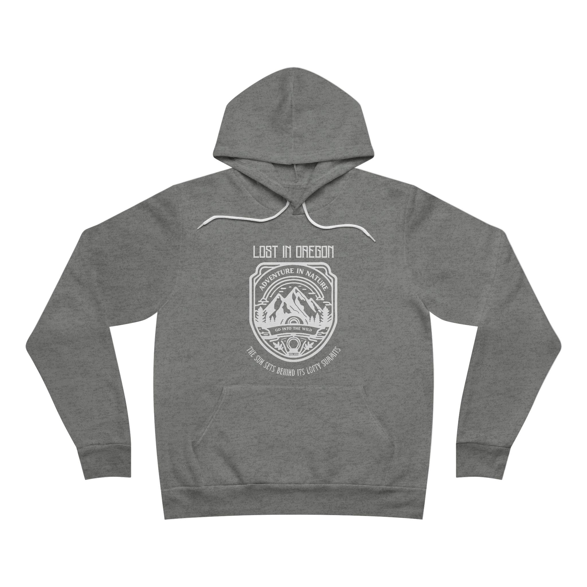 Lost in Oregon Adventure Canva Bella Hoodie