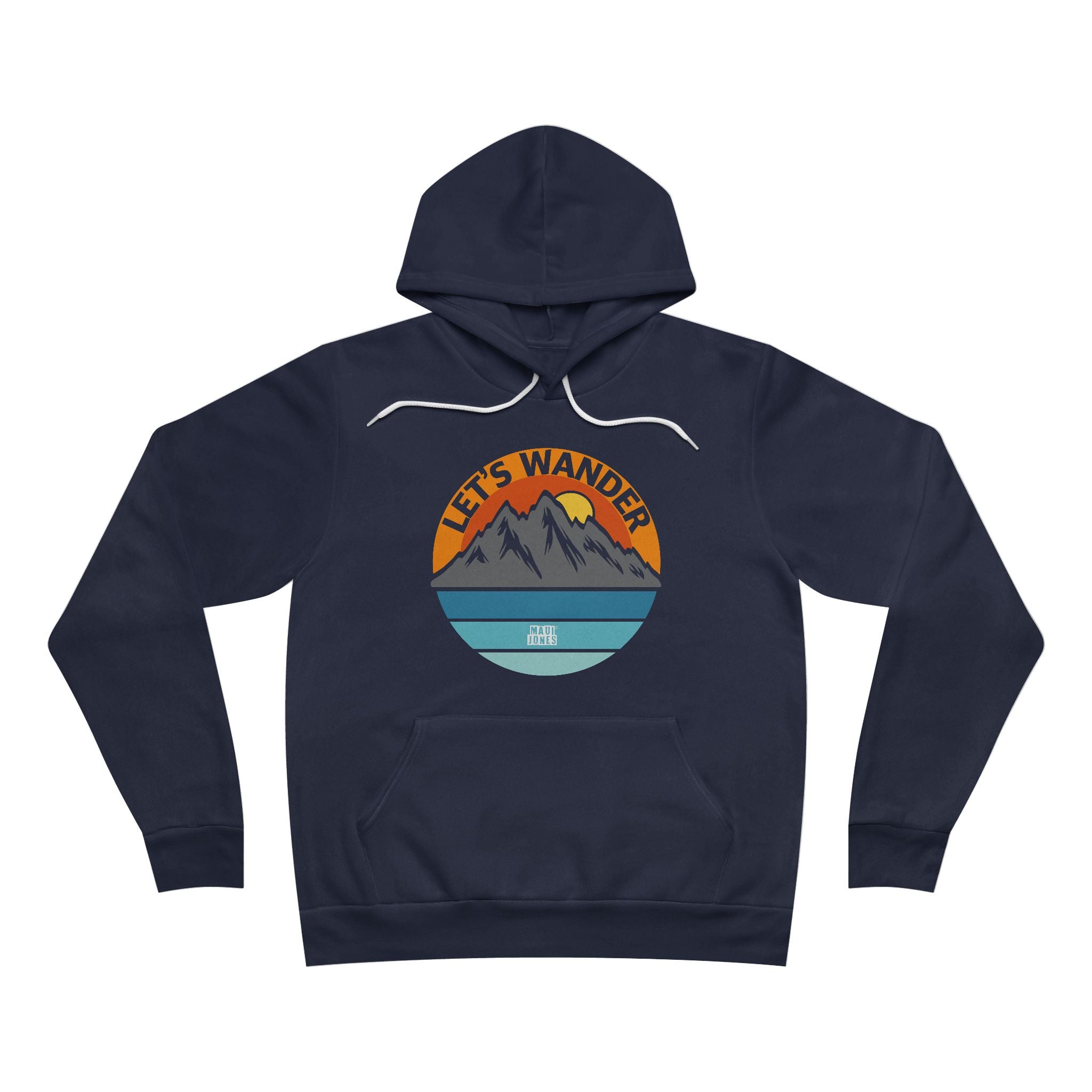 Lets Wander Canva Bella Soft Hoodie