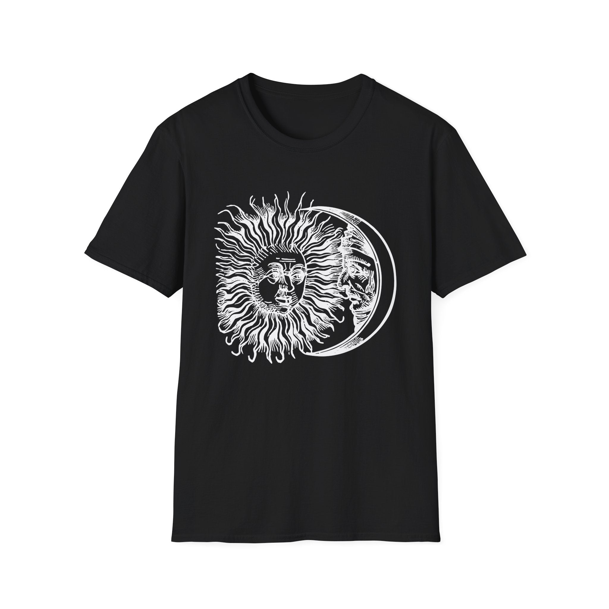 Sun and Moon Illustration T-Shirt