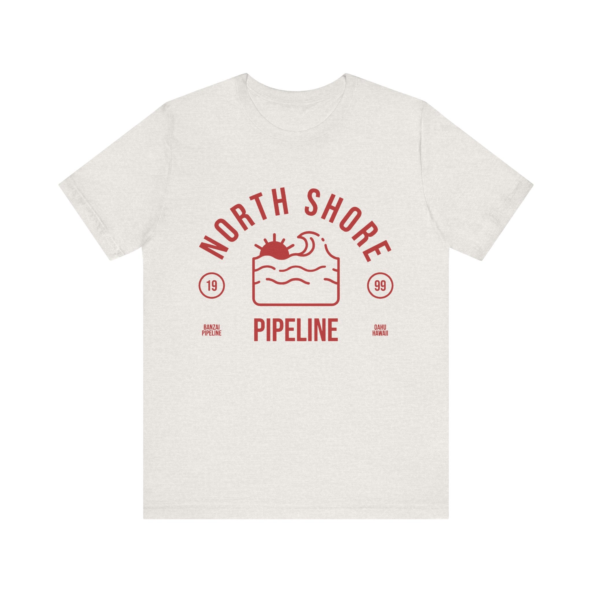 North Shore Pipeline Tee, Surf T-Shirt | Bella Canvas