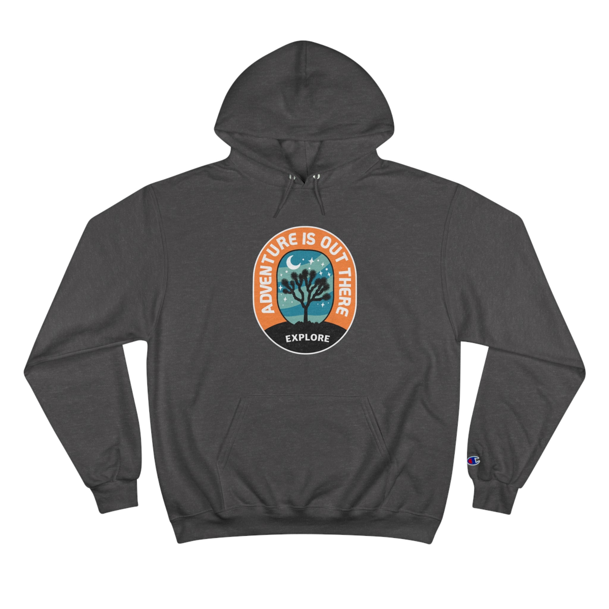 Adventure is out there Champion Hoodie