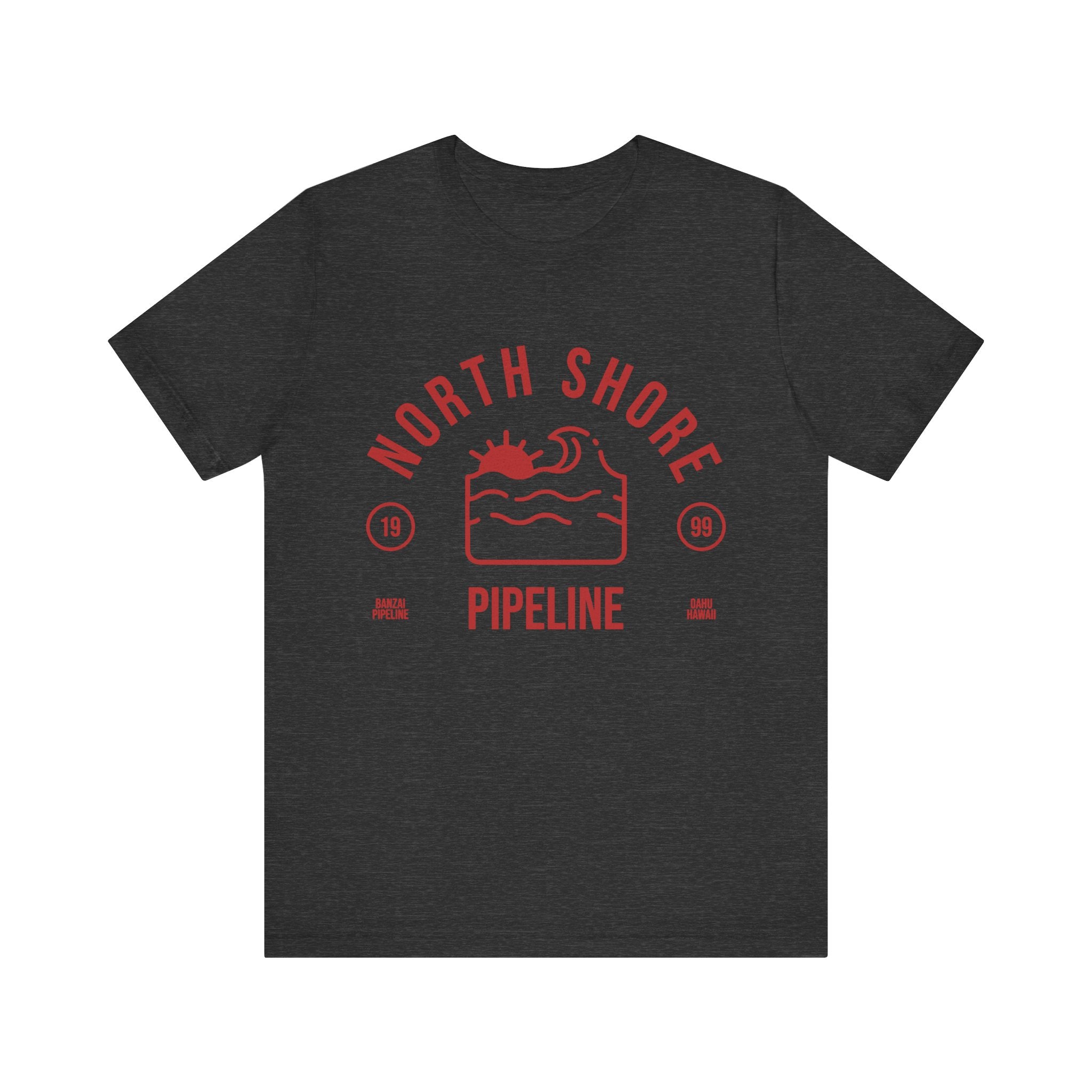 North Shore Pipeline Tee, Surf T-Shirt | Bella Canvas