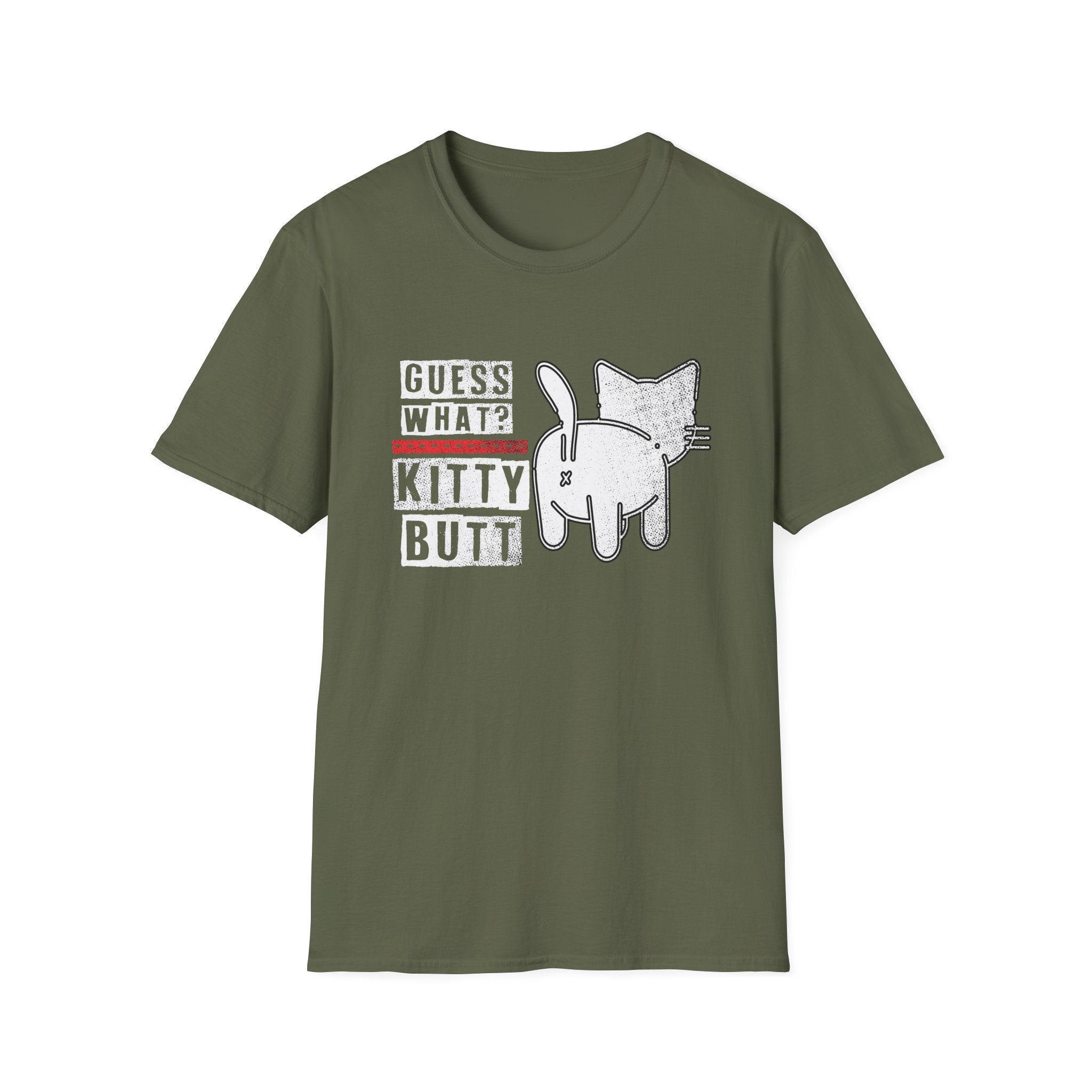 Guess What Kitty Butt Funny T-Shirt