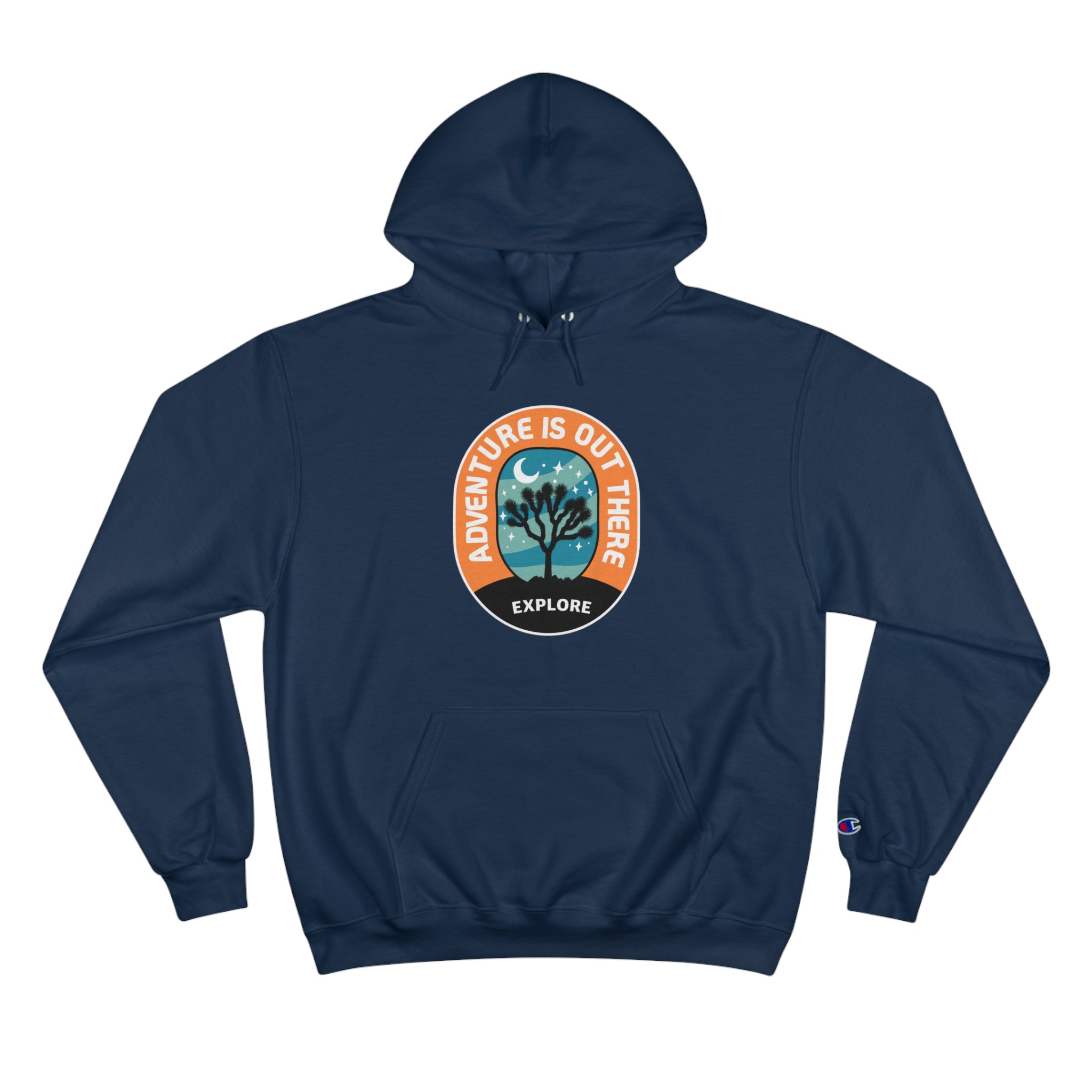 Adventure is out there Champion Hoodie