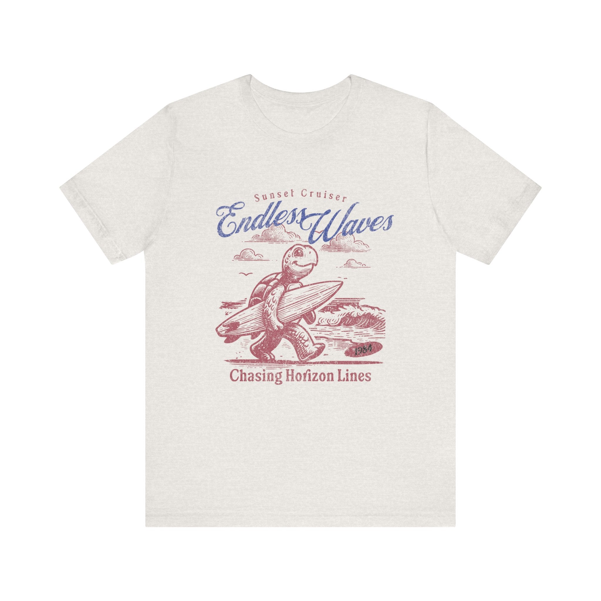 Endless Waves Surf Tee - Unisex Jersey - Bella Canva Short Sleeve T-Shirt