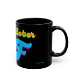 Vibrant Sober Mug - Clean & Sober AF Coffee Cup, Gift for Recovery, Motivational Mug for Sober Living, Daily Affirmation