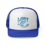 Outdoor Fishing Trucker Hat - Lost In Oregon Design
