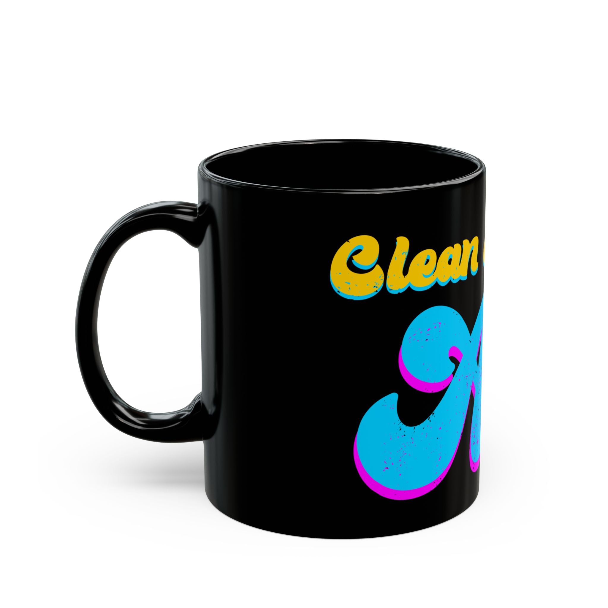 Vibrant Sober Mug - Clean & Sober AF Coffee Cup, Gift for Recovery, Motivational Mug for Sober Living, Daily Affirmation