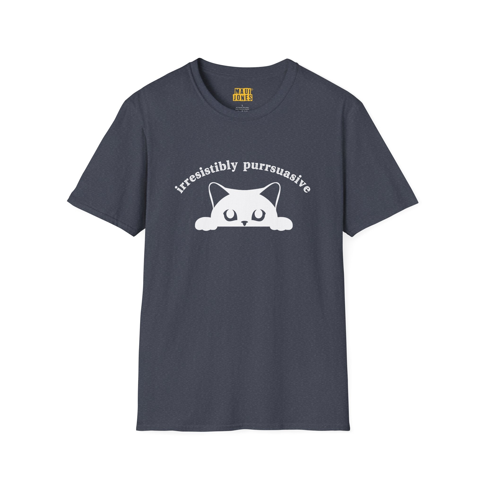 Cat Tshirt Softstyle Unisex Tee - Irresistibly Purr-suasive Design