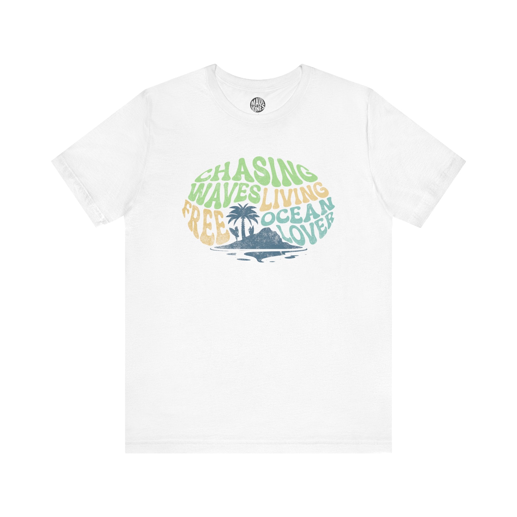 Ocean Lover Tee - Chasing Waves, Surfing Shirt, Beach Lover Gift - Bella Canva