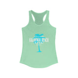 Tropical Beach Tank Top for Women, Kalihiwai Beach Kauai Design