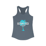 Tropical Beach Tank Top for Women, Kalihiwai Beach Kauai Design