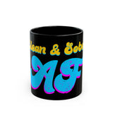 Vibrant Sober Mug - Clean & Sober AF Coffee Cup, Gift for Recovery, Motivational Mug for Sober Living, Daily Affirmation