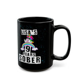 Unicorn Sober Anniversary Coffee Mug Customized with Name and Years.
