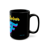 Vibrant Sober Mug - Clean & Sober AF Coffee Cup, Gift for Recovery, Motivational Mug for Sober Living, Daily Affirmation
