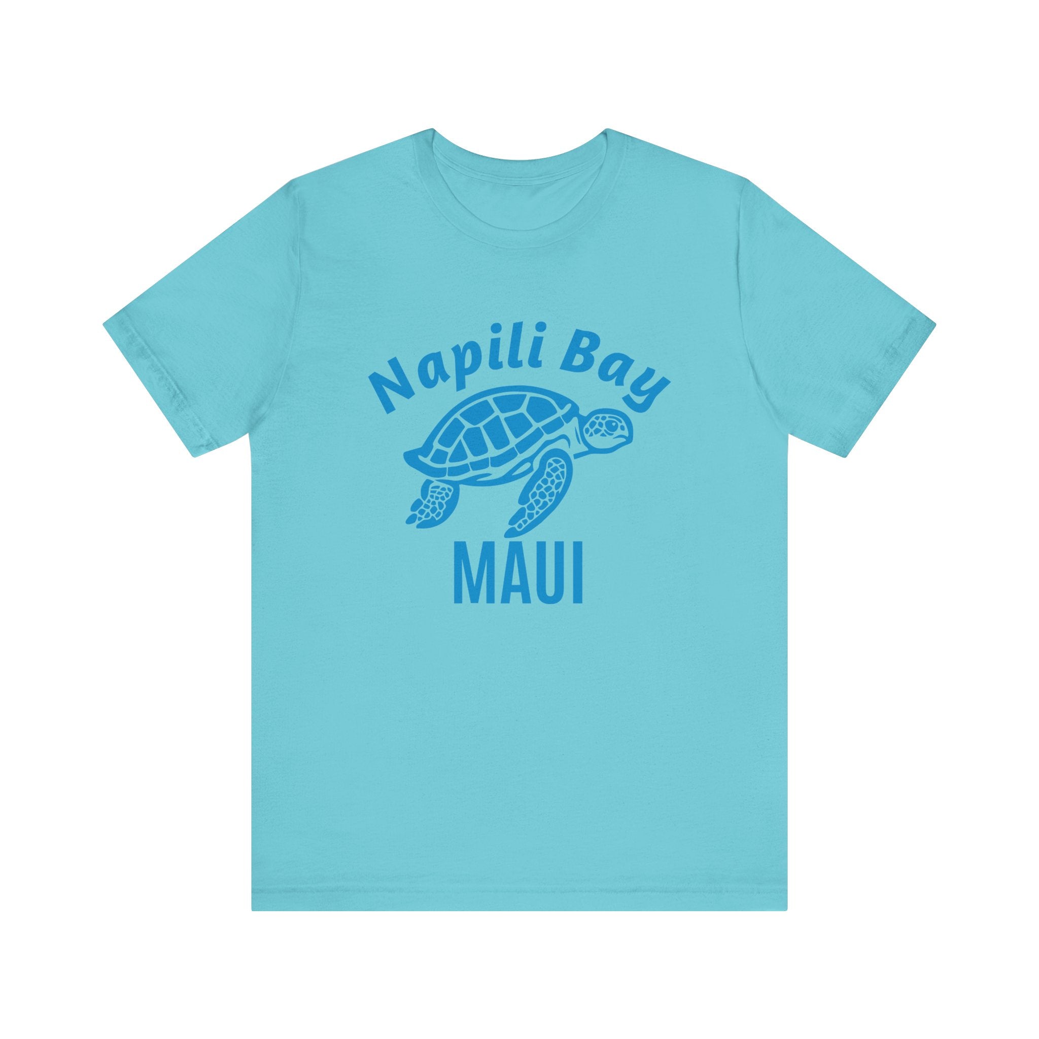 Napili Bay Graphic Tee Sea Turtle Design Bella Canvas