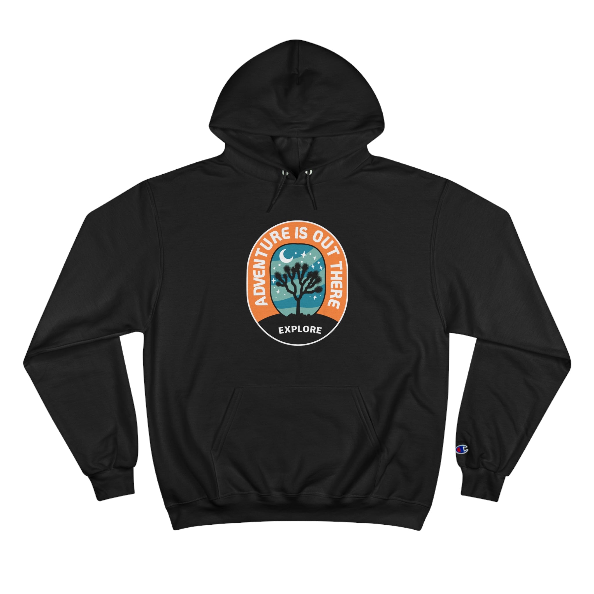 Adventure is out there Champion Hoodie