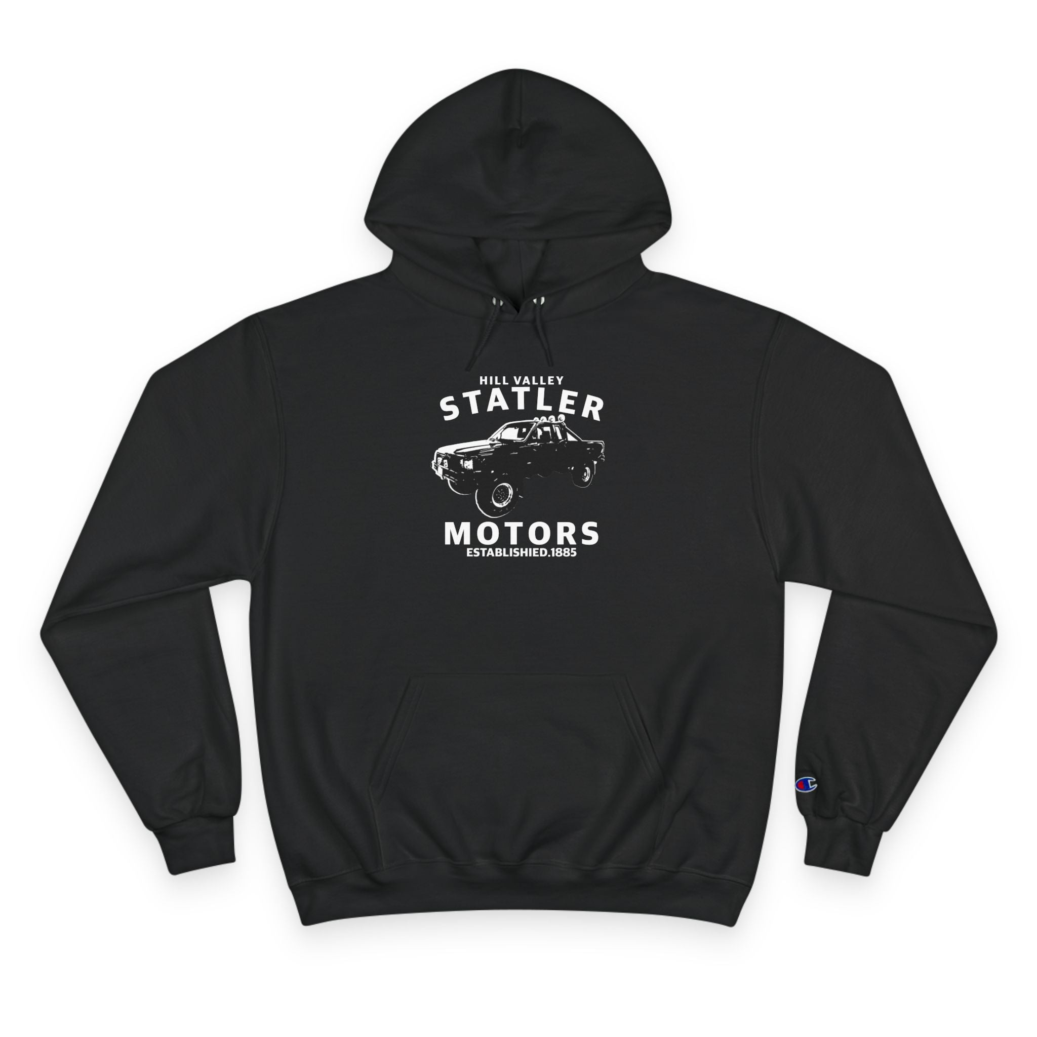 Marty Mcflys Statler Motors "Established 1985" BTTF Pullover