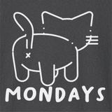 Cats Mondays Funny T-Shirt